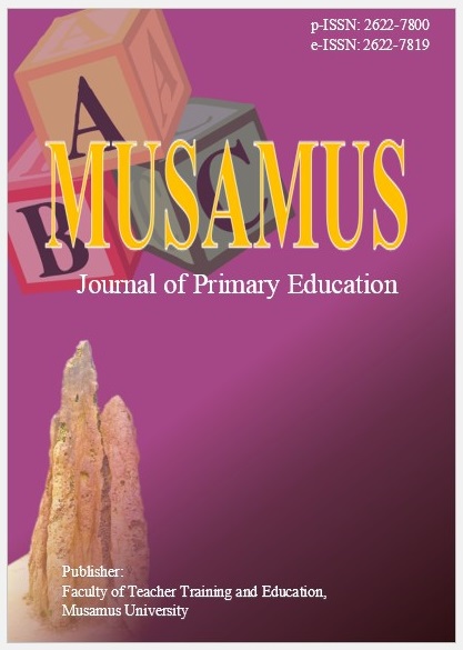 Musamus Journal of Primary Education Vol 3 No 2 (April, 2021)
